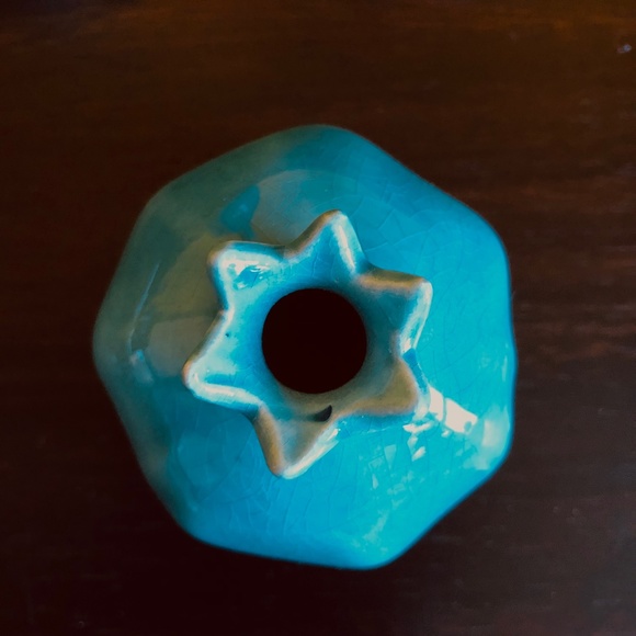 Porcelain Ceramic Pomegranate Handmade Greek Decoration Symbol For Luck Fortune - Picture 5 of 6